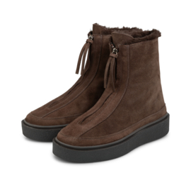 YAYA Suede outdoorlaars met ritssluiting