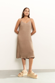 YAYA Strappy jurk met texture