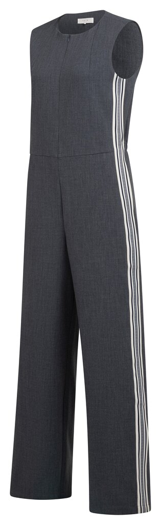 YAYA Wide leg mouwloos jumpsuit met band