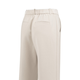 YAYA Zacht geweven broek met wijde pijpen en elastische taille