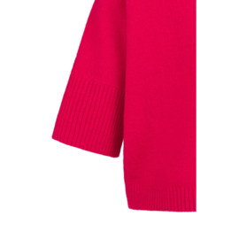 YAYA Sweater met rib mouwen