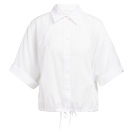 YAYA Vleermuismouw blouse met gevlochten detail
