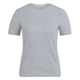 YAYA Geribd T-Shirt met subtiel hals detail