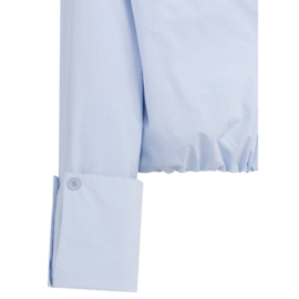 YAYA Blouse met ballonzoom en diepe V-hals