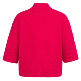 YAYA Sweater met rib mouwen