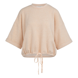 YAYA Sweatshirt met korte mouw en koord