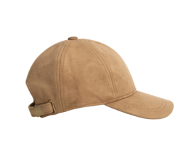 YAYA Suede pet met grove stiksels
