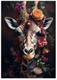 GIVE-X postkaart Giraf