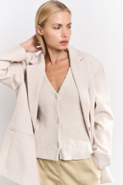 YAYA Oversized blazer met riem