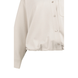 YAYA Blouse met A symetrische sluiting en rekbare zoom