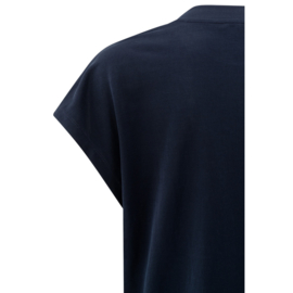 YAYA Mouwloze T-shirt met hoge hals