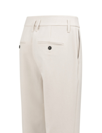 YAYA Geweven broek met rechte pijpen en tailleband detail