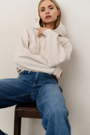 YAYA Hoody met steekzakken en boord