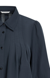 YAYA Doorzichtige geplooide blouse