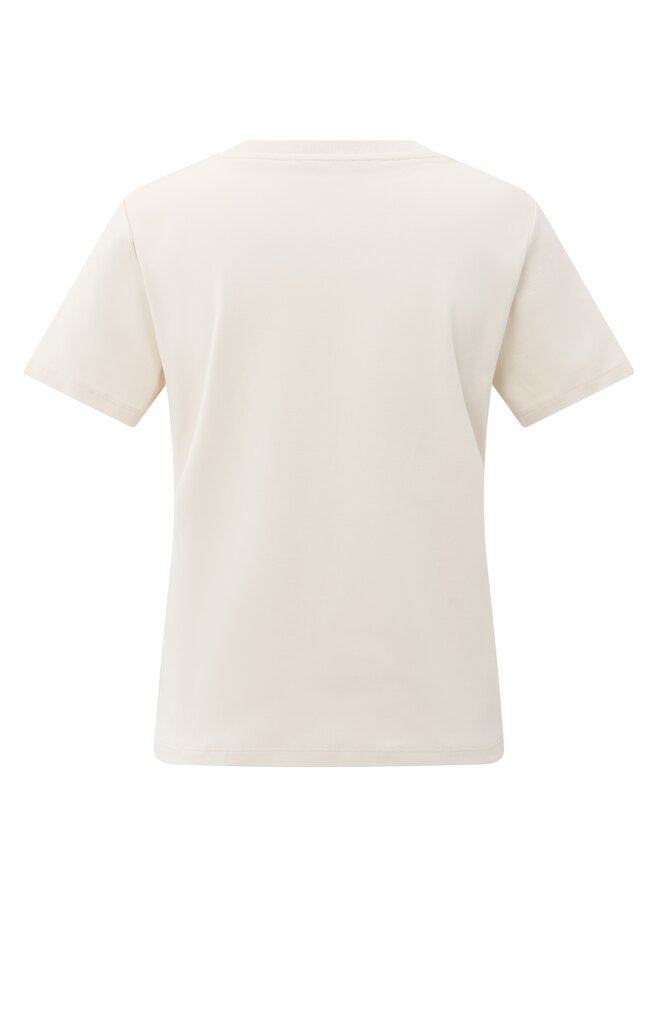 YAYA T-Shirt met gestikte details