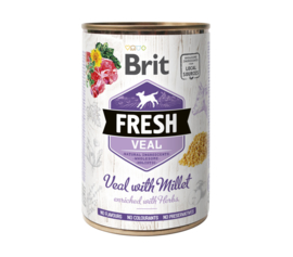Brit Fresh can Veal with millet  400g