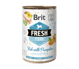Brit Fresh can Fish with pumpkin   400g