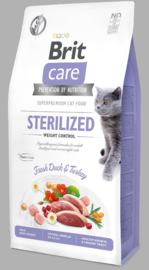Care Cat Grain-Free Sterilized Weight Control, 7 kg