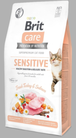 Care Cat Grain-Free Sensitive Healthy Digestion & Delicate Taste, 400gr