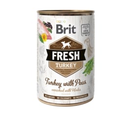 Brit Fresh can Turkey with pea  400g