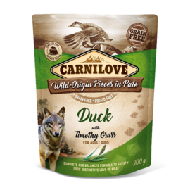 Pouch Paté Duck with Timothy Grass 300 g