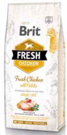 Brit Fresh Chicken with Potato Adult Great Life 2,5kg