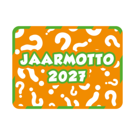 Jaarmotto embleem Carnavalstichting Tilburg 2027 (PRE-ORDER)