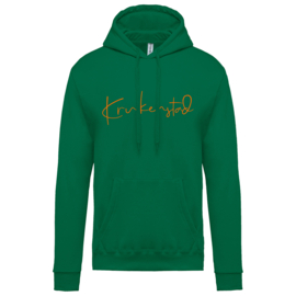 Kruikenstad groen-oranje hoodie