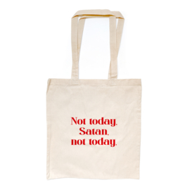 Not Today Satan totebag