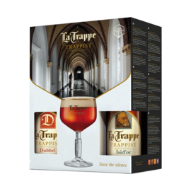La Trappe Geschenkverpakking - Glas + 4x33CL
