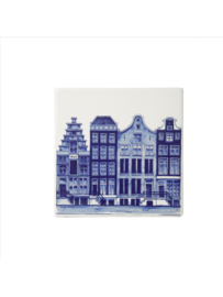 Tegel Grachtenpanden nr.1 Delfts Blauw