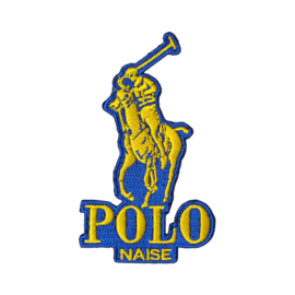 POLO-naise embleem (blauw-geel)