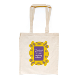 Friends - They Know We Know totebag