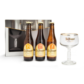 La Trappe Geschenkverpakking - Glas + 3x33CL