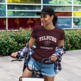 Tilburg University T-shirt bordeaux (official) (2024-2025)