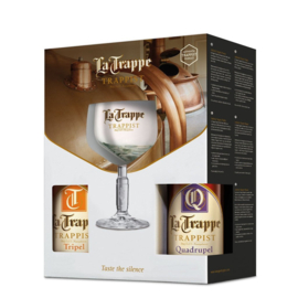 La Trappe Geschenkverpakking - Glas + 4x33CL