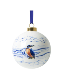Kerstbal IJsvogel (8 cm)