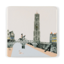 StoryTiles - Aan de Utrechtse grachten - 6x6cm