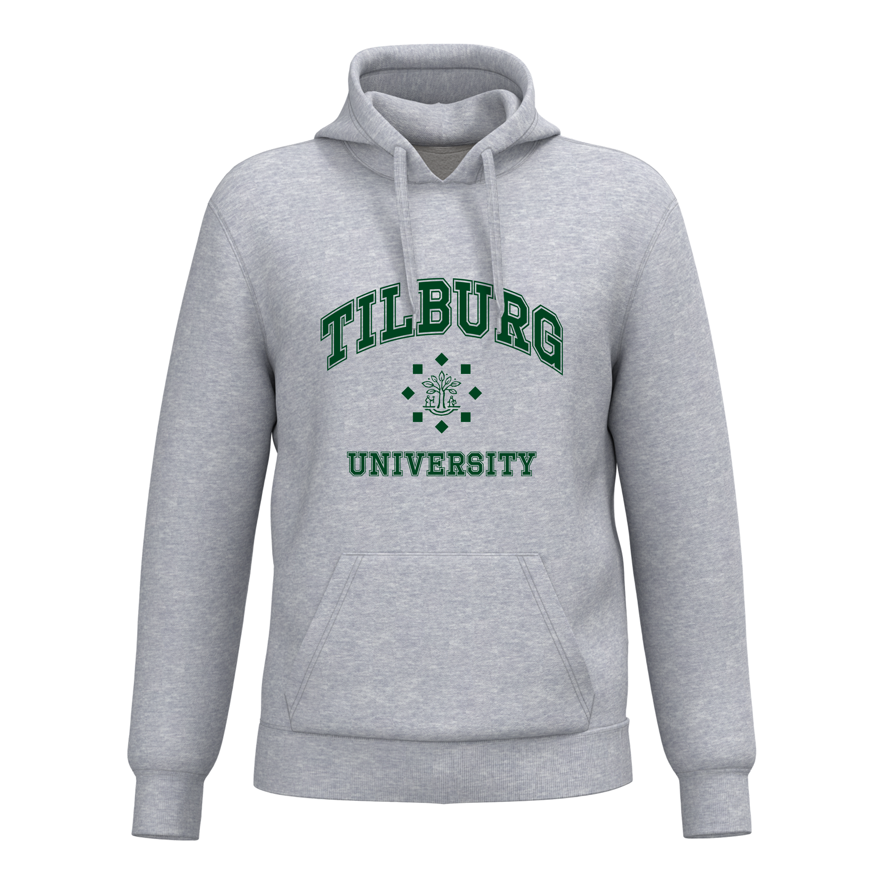 Tilburg University Hoodie grijs (official) (2025-2026)