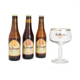 La Trappe Geschenkverpakking - Glas + 3x33CL