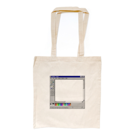 Retro MS Paint totebag