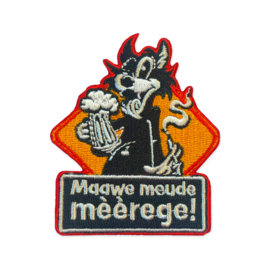 Mauwe meude mèèrege! embleem