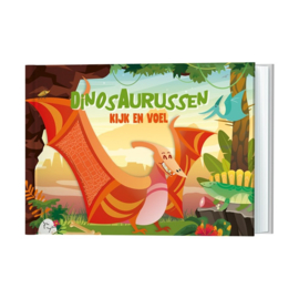 Kijk en voel boek - Dinosaurussen