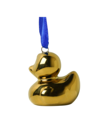 Kerstornament Eend goud