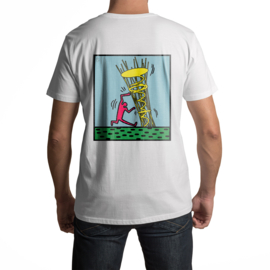 Tilburgse Street-art T-shirts - Spoorpark (wit)