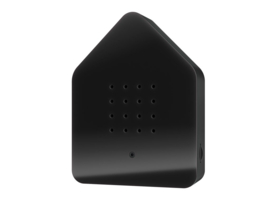 Zwitscherbox Zwart met zwarte achterkant - vogelgeluiden met sensor