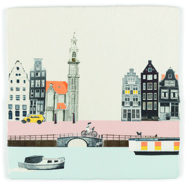 StoryTiles - Struinen door Amsterdam - 10x10cm