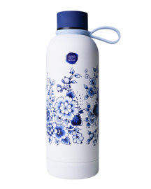 Waterfles Bloemen Delfts Blauw