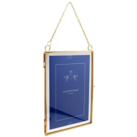 Fotolijst hangend 10x15cm goud