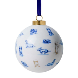 Kerstbal Teckel Nhaan hondentrucjes